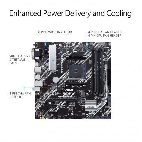 Asus Prime B450M-A II Motherboard