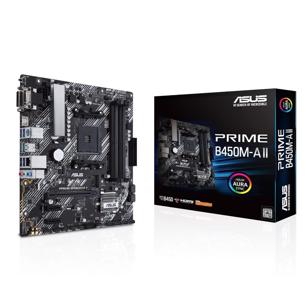 Asus Prime B450M-A II Motherboard