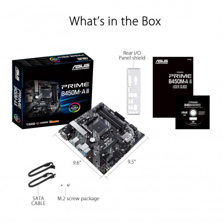 Asus Prime B450M-A II Motherboard