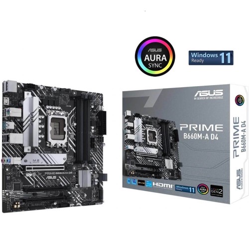 Asus Prime B660m-A D4 Motherboard