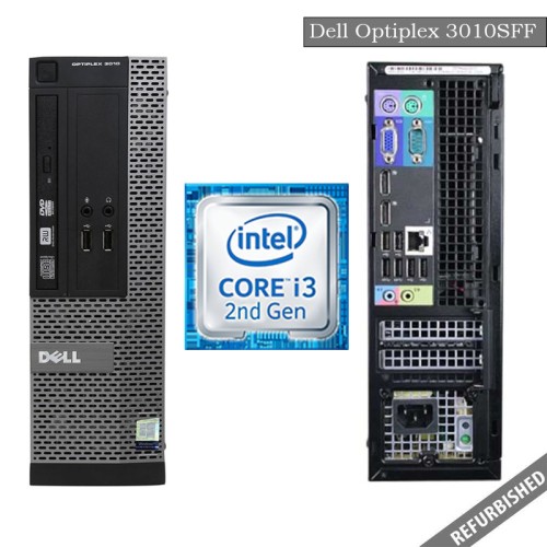 Refurbished Dell Optiplex 3010 (SFF) i3-2nd Gen Processor, 8GB Ram, 256GB SSD, Windows 11 Os, 6 Months Warranty