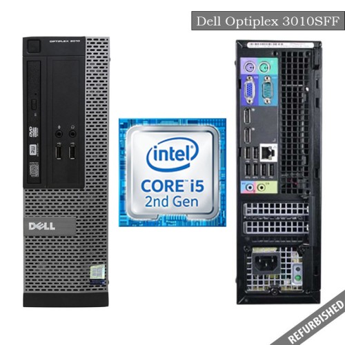 Refurbished Dell Optiplex 3010 (SFF)  i5-2nd Gen Processor, 8GB Ram, 256GB SSD, Windows 11 Os, 6 Months Warranty