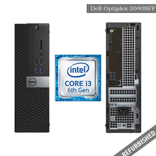 Refurbished Dell Optiplex 3040 (SFF) i3-6th Gen Processor, 8GB Ram, 256GB SSD, Windows 11 Os, 6 Months Warranty