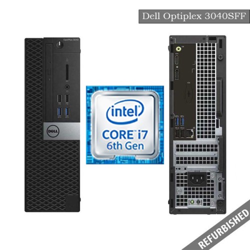 Refurbished Dell Optiplex 3040 (SFF) i7-6th Gen Processor, 8GB Ram, 256GB SSD, Windows 11 Os, 6 Months Warranty