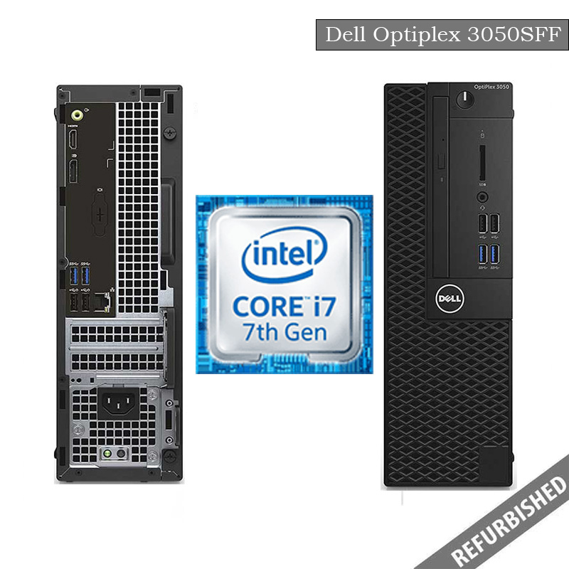 Refurbished Dell Optiplex 3050 (SFF) i7-7th Gen Processor, 8GB Ram, 256GB SSD, Windows 11 Os, 6 Months Warranty