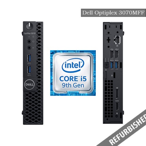 Refurbished Dell Optiplex 3070 (MFF) i5-9th Gen Processor, 8GB Ram, 256GB SSD, Windows 11 Os, 6 Months Warranty