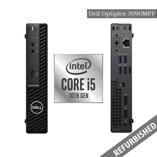 Refurbished Dell Optiplex 3090 (MFF) i5-10th Gen Processor, 8GB Ram, 256GB SSD, Windows 11 Os, 6 Months Warranty