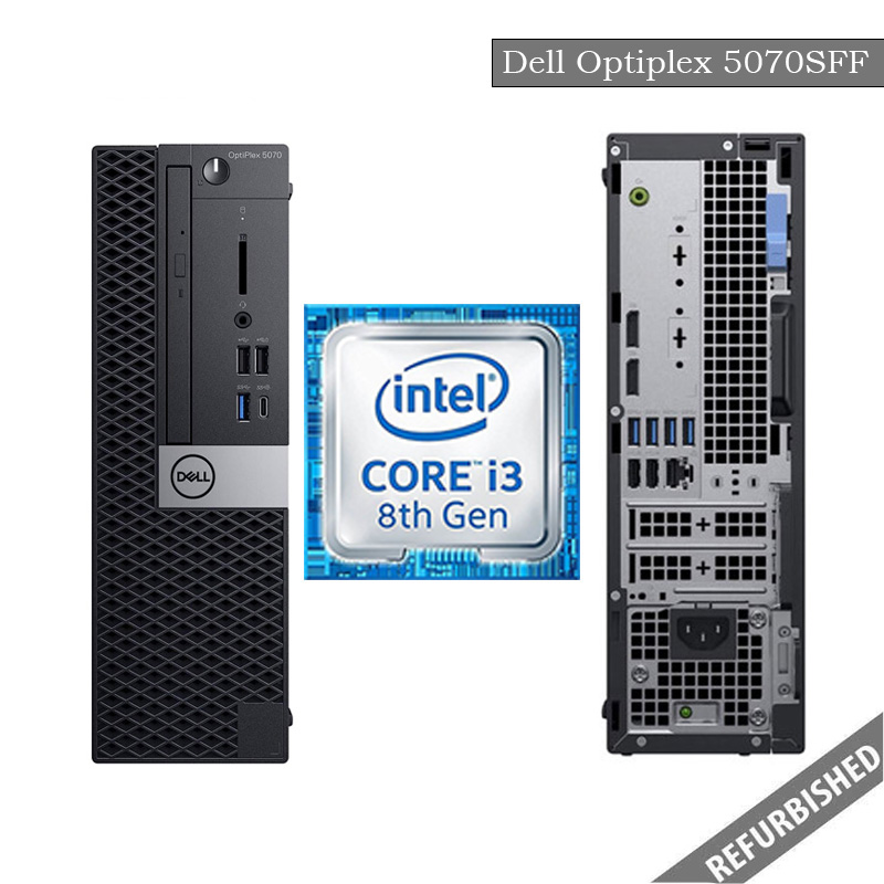 Refurbished Dell Optiplex 5070 (SFF) i3-8th Gen Processor, 8GB Ram, 256GB SSD, Windows 11 Os, 6 Months Warranty