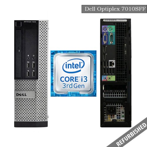 Refurbished Dell Optiplex 7010 (SFF) i3-3rd Gen Processor, 8GB Ram, 256GB SSD, Windows 11 Os, 6 Months Warranty