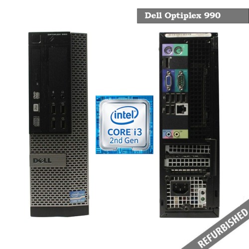 Refurbished Dell Optiplex 990 (SFF) i3-2nd Gen Processor, 8GB Ram, 256GB SSD, Windows 11 Os, 6 Months Warranty