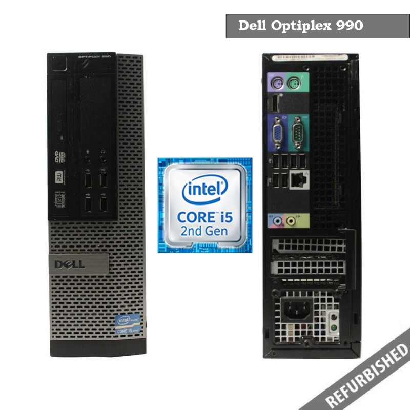 Refurbished Dell Optiplex 990 (SFF) i5-2nd Gen Processor, 8GB Ram, 256GB SSD, Windows 11 Os, 6 Months Warranty