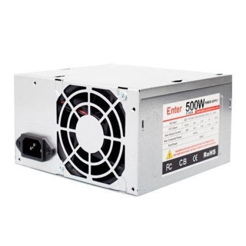 Enter E-500B 500W Computer Power Supply (SMPS)