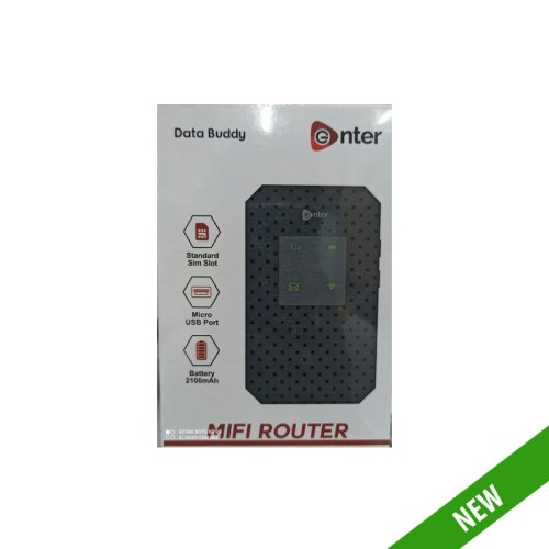 Enter Mifi Router Data Buddy 802 Mbps 4G Router  (Black, NA)