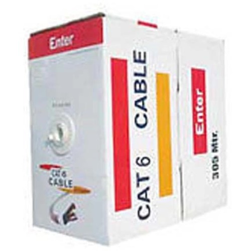 Enter Lan Cable Cat6 Ethernet Cable 100 Meter Ethernet/LAN/Network/Internet Cable  (Grey, For Computer, 100 m)