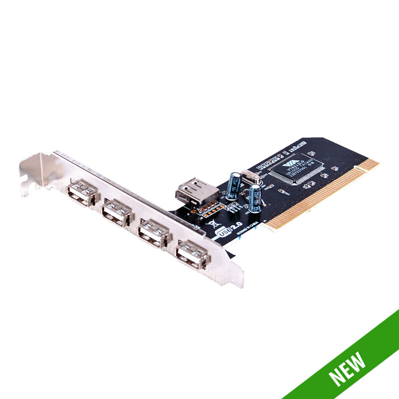 Enter PCI to USB 2.0 Expansion Card Controller Adaptor Hub Converter for PC|Computers/Tablets & Networking | Computer Components & Parts | Interface/Add-On Cards