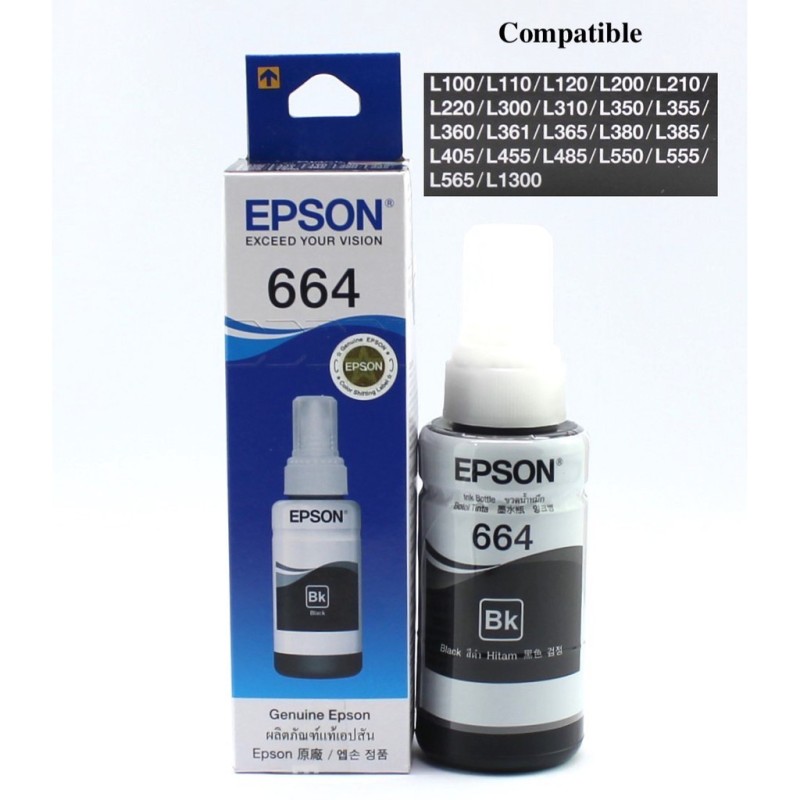 Epson 664 Black Ink (70ml)