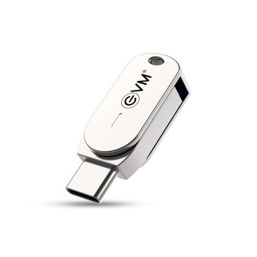 EVM 64 GB Nano Type C OTG USB 3.2 Gen 1 - Ultra Fast Access, 100 MB/s Read Speed, 30 MB/s Write Speed, Shockproof Metal Casing - Universal Compatibility (EEOT/64GB)