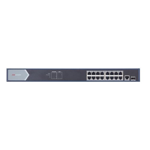 HIKVISION 16 Port Gigabit Unmanaged POE Switch DS-3E0518P-E/M