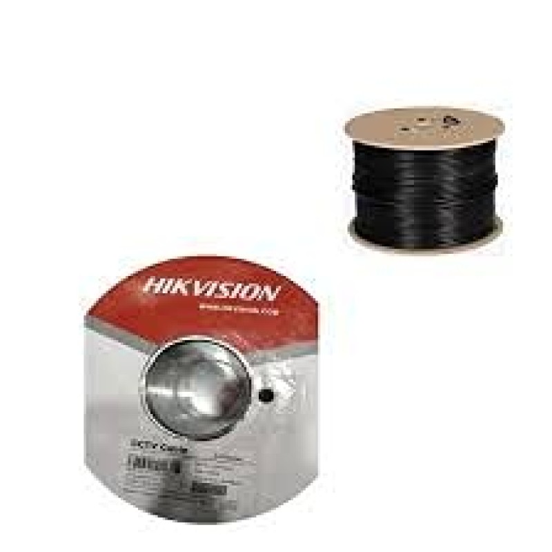 Hikvision CCTV Cable 3+1 / RG59 Coaxial Copper Coil 90Mtr