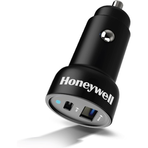 Honeywell Micro Car Charger Type C PD & 18W USB A Port, Mobile Charging port