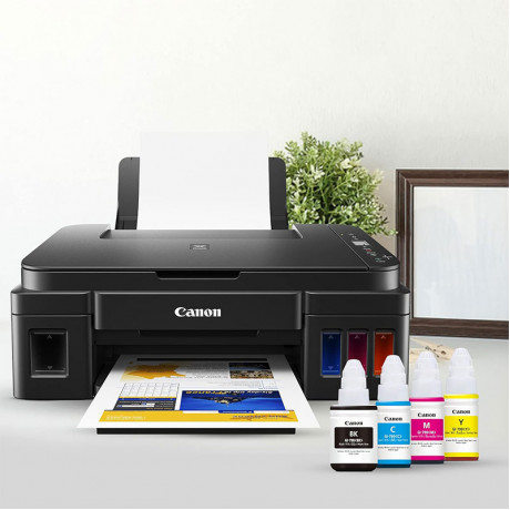 Canon Pixma Mega Tank G2010 All-in-One Ink Tank Colour Printer (Black)