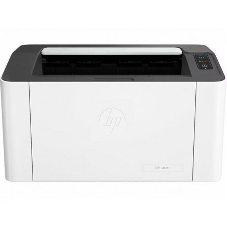 HP Lacer 1008w Single Function Wireless Black & White Printer(White)