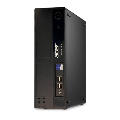 Refurbished Acer Veriton M200 Small Form Factor Desktop Computer, Intel Core i3-4th, 8GB DDR3, 256GB Solid State Drive, Windows 10 Pro