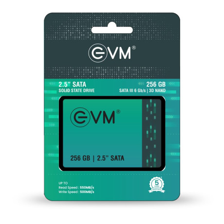 EVM 256GB 2.5 Inch SATA Internal SSD