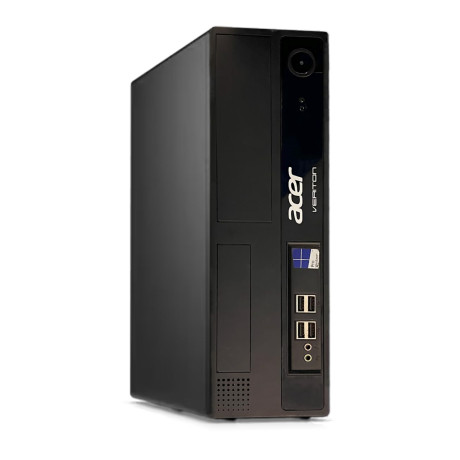 Refurbished Acer Veriton M200 Small Form Factor Desktop Computer, Intel Core i3-4th, 8GB DDR3, 256GB Solid State Drive, Windows 10 Pro