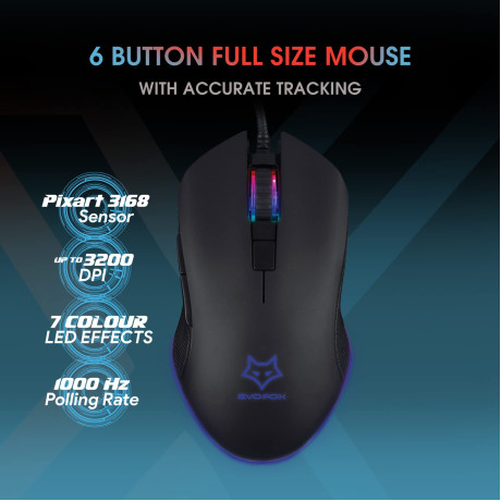 Amkette Evofox X Team Gaming Keyboard And Mouse