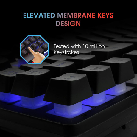 Amkette Evofox X Team Gaming Keyboard And Mouse