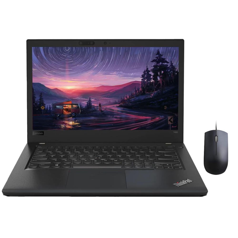  Refurbished Lenovo ThinkPad T480 8th Gen Intel Core i5 Thin & Light FHD Touchscreen Laptop (8 GB DDR4 RAM/256GB SSD/14" (35.6 cm) FHD/Windows