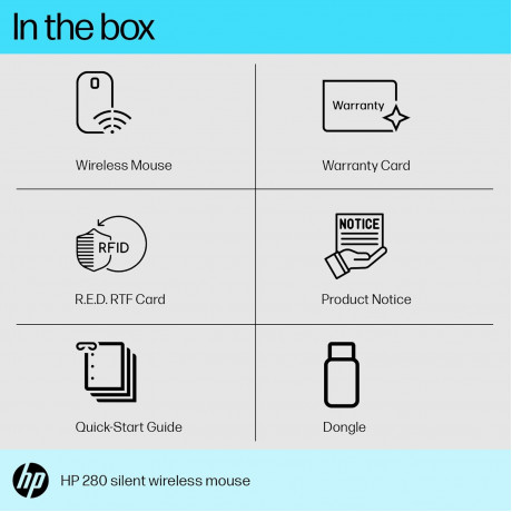 HP 280 Silent Wireless Mouse