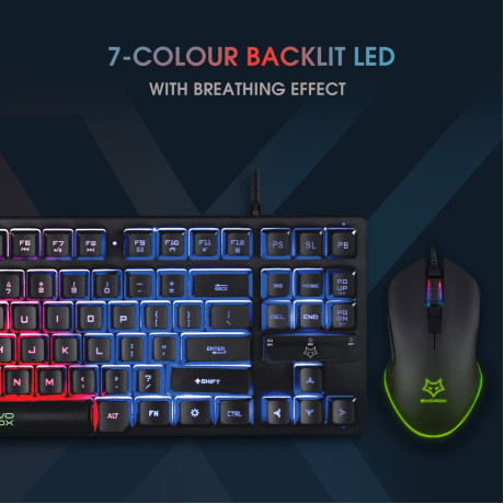 Amkette Evofox X Team Gaming Keyboard And Mouse