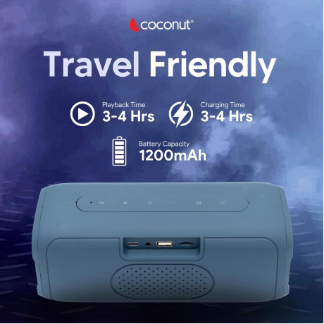 Coconut Soul 8W Bluetooth Speaker