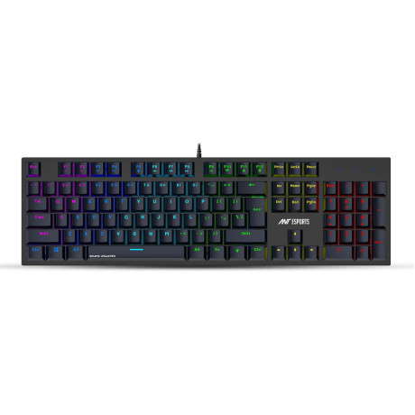 Ant Esports MK3400 Pro V3 Mechanical Gaming Keyboard Outemu Blue Switches (Black)