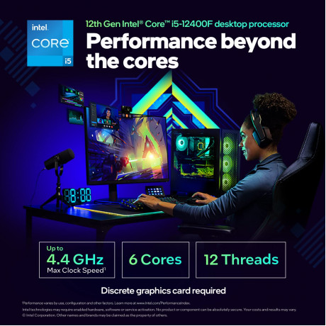 Intel Core I5 12400F Processor