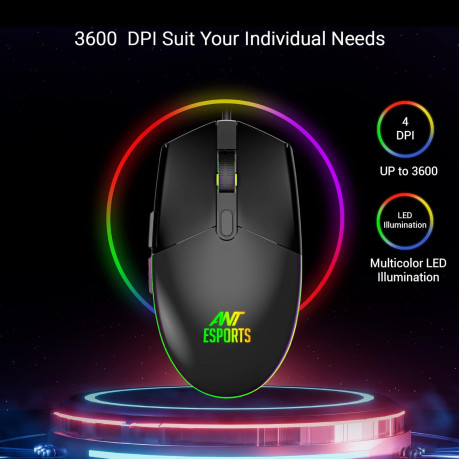 Ant Esports KM1600 Gaming Keyboard And Mouse Combo