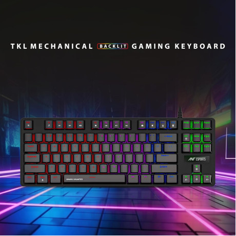 Ant Esports MK1000 TKL Mechanical Gaming Keyboard Blue Switches