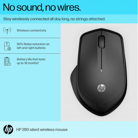 HP 280 Silent Wireless Mouse