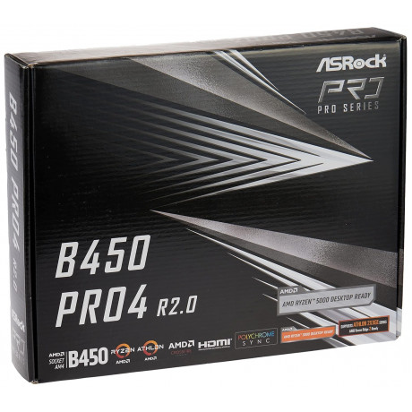 ASRock B450 Pro4 R2.0 Motherboard