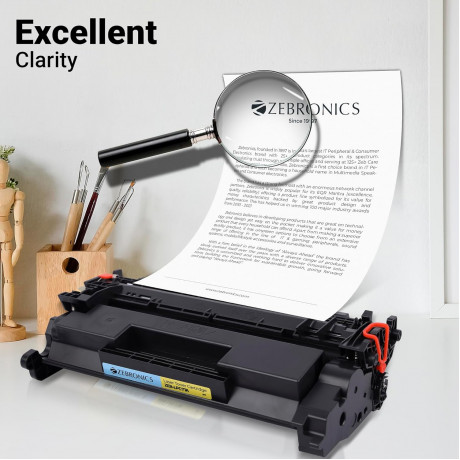 ZEBRONICS LPC77A Black Laser Toner Cartridge with Yield up to 3100 Pages