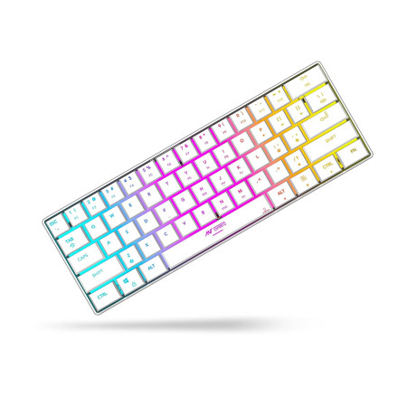 Ant Esports MK1500 Mini Wireless Gaming Keyboard (White)