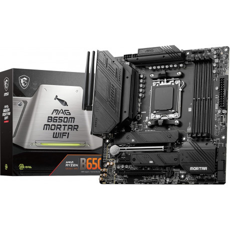 Msi Mag B650M Mortar Wifi AM5 Motherboard