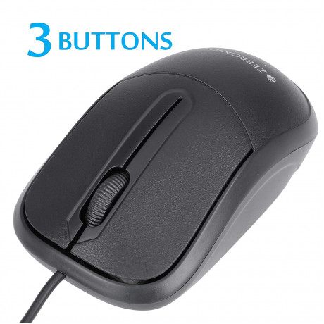 Zebronics Zeb-Comfort Plus USB Wired Mouse