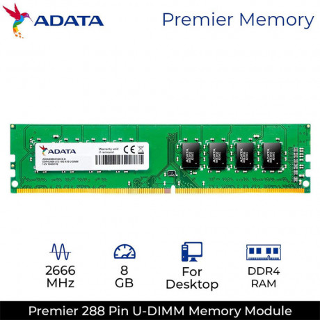 Adata 8GB DDR4 2666MHz Desktop RAM