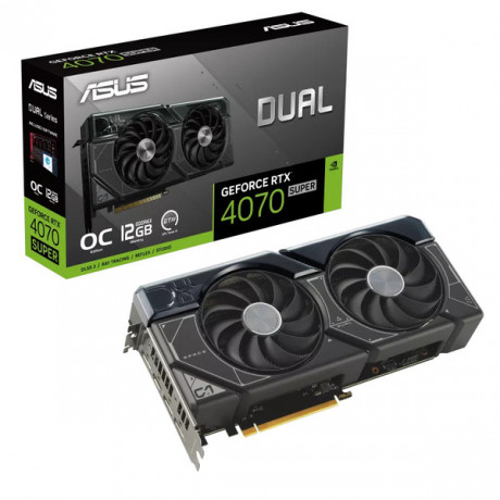 ASUS Dual GeForce RTX 4070 SUPER OC Edition 12GB GDDR6X Graphic Card