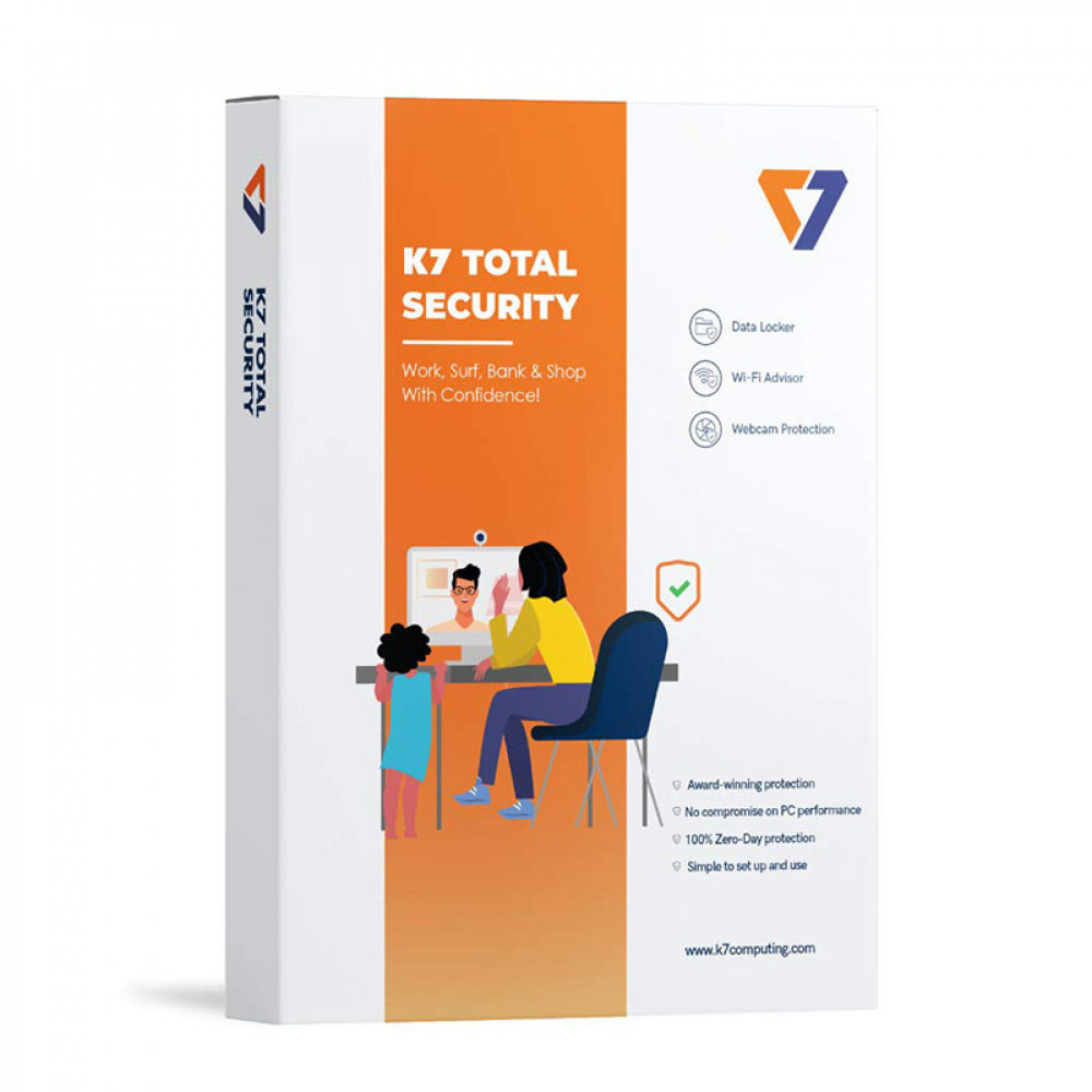 K7 Total Security 1 User 1 Year (Voucher)