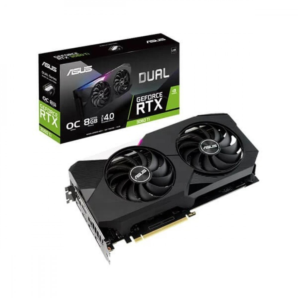 Asus Dual RTX 3060 Ti V2 OC LHR 8GB Graphics Card