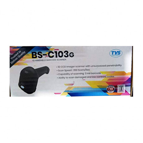 TVS Electronics BS-C103G 1D Wired Barcode Reader